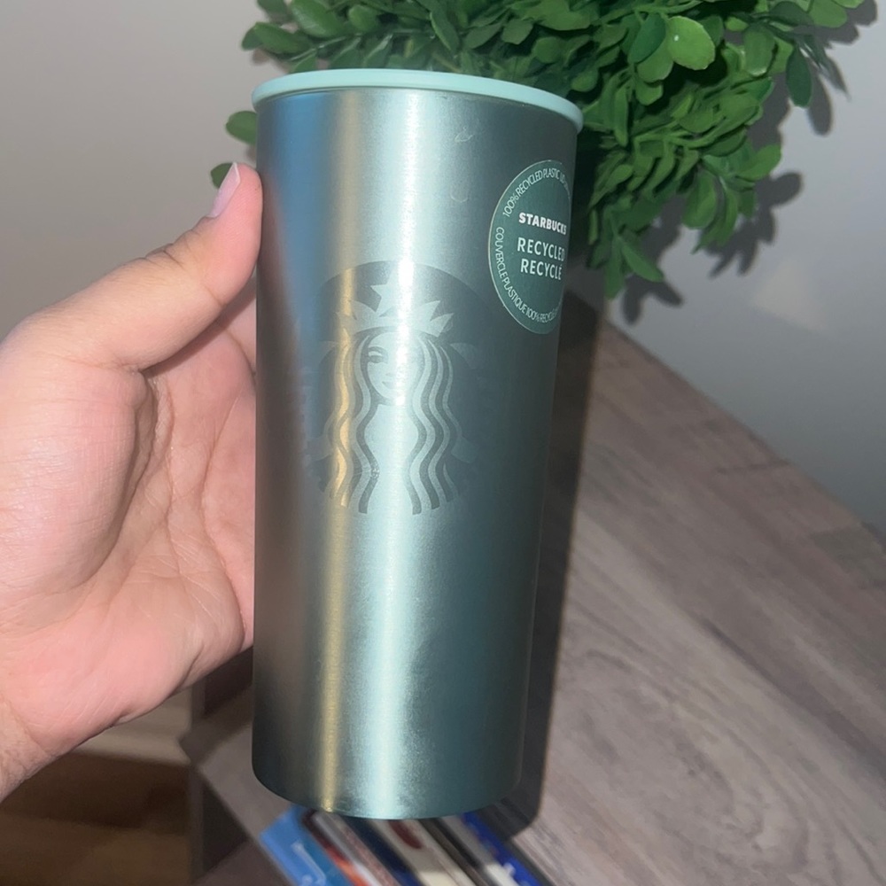 Starbucks 2021 metal recycled lid hot beverage cup